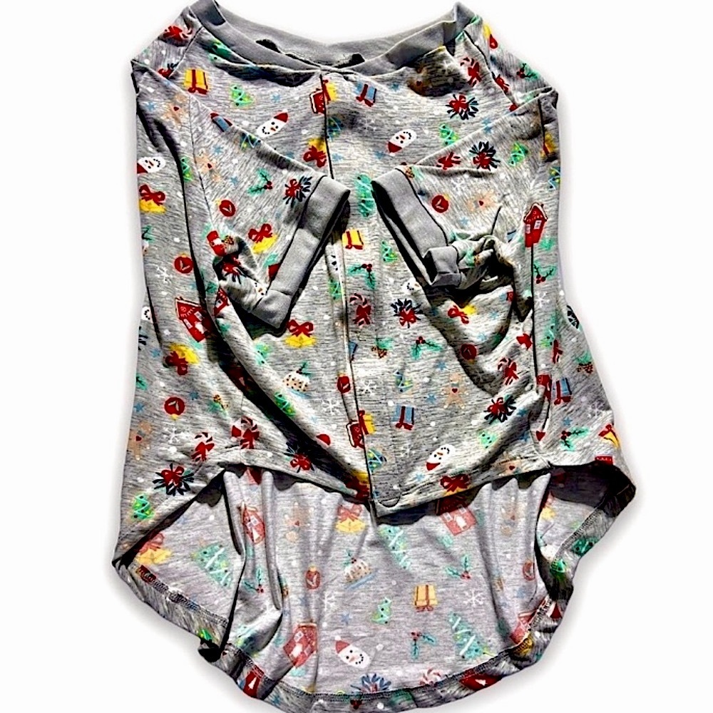 Holiday Time Dog Clothes Pet Christmas Sweater Pajamas Outfit Size XL